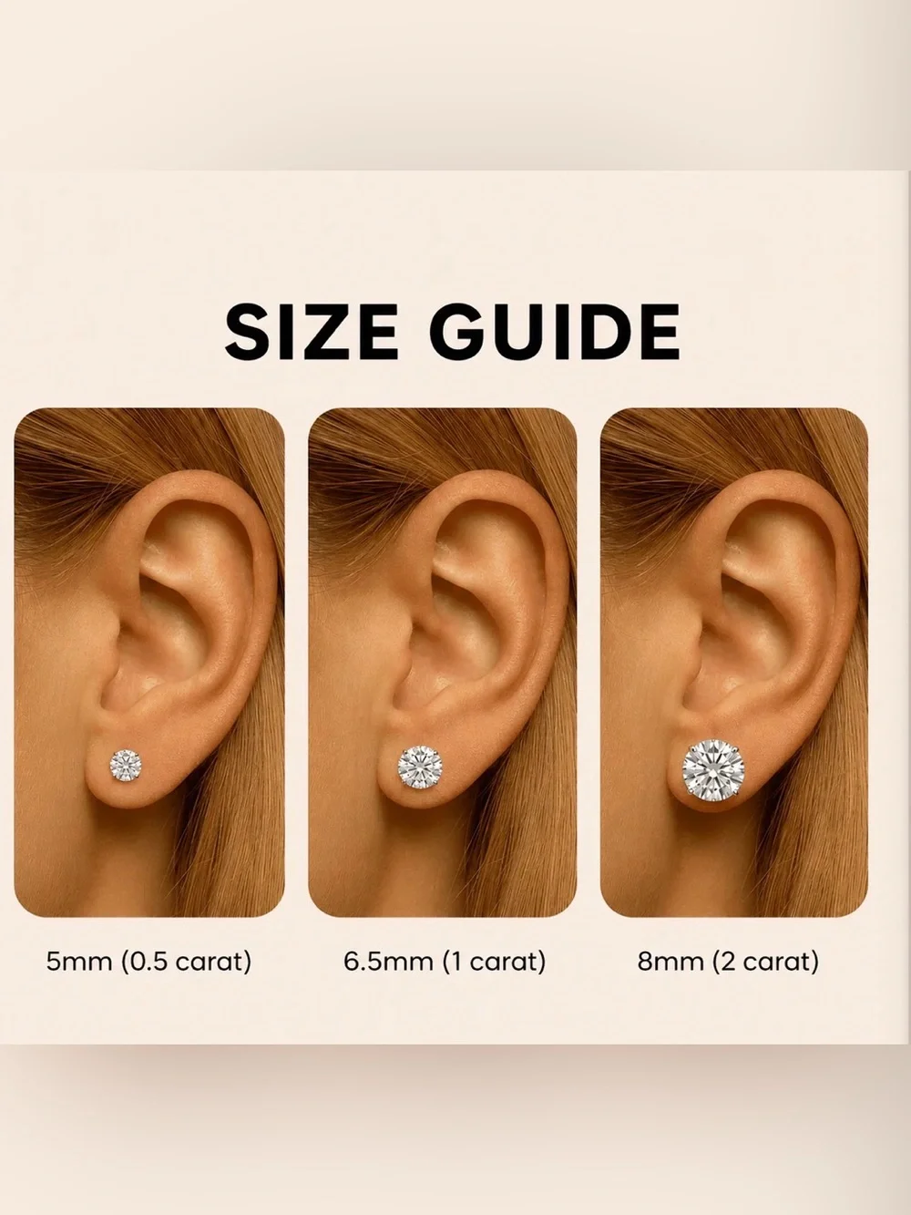 S925 Sterling Silver Clear Cubic Zirconia Stud Earrings - Classic Clear Sparkle